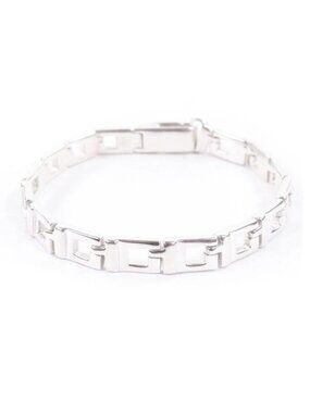 Gucci Vintage Glogo Bracelet Silver Box Weight